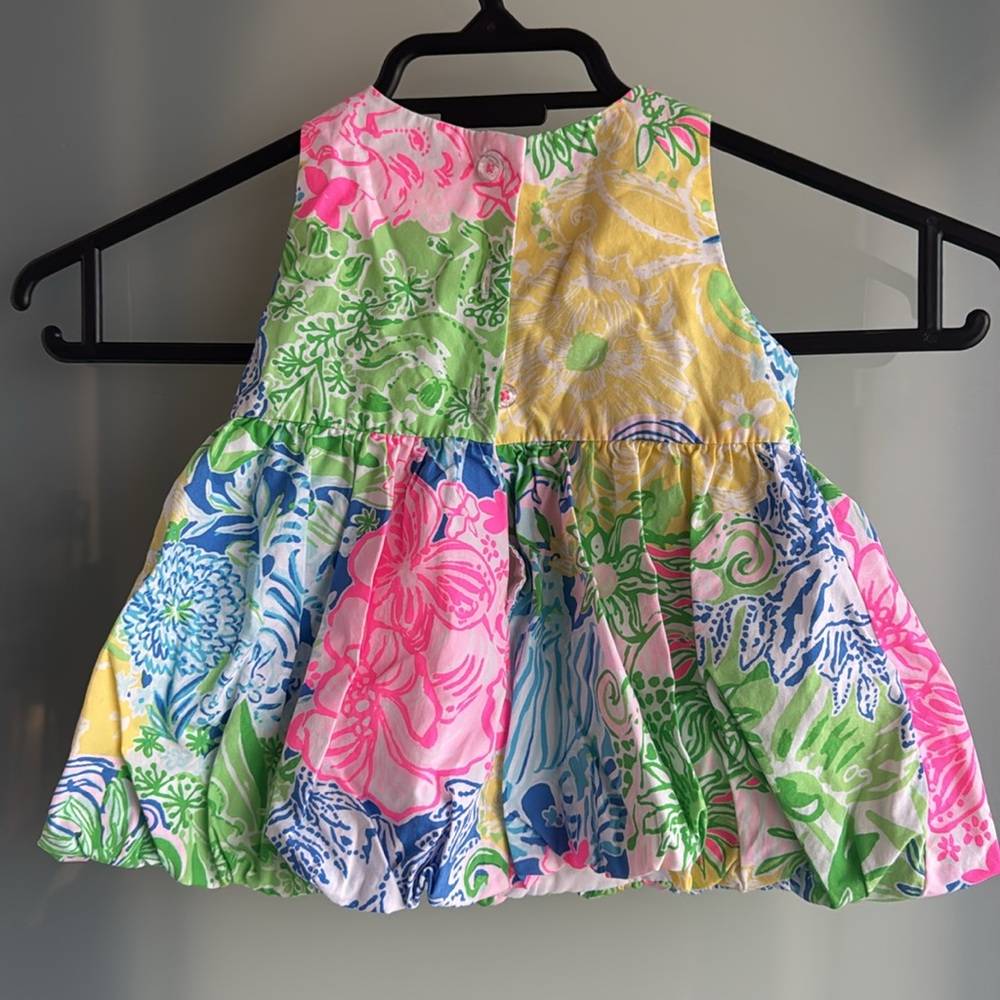 Lilly Pulitzer Multicolor Floral Kids Dress - Picture 4 of 5